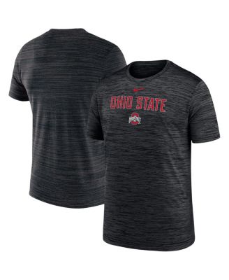 Nike - Big Boys and Girls Black Ohio State Buckeyes Velocity Performance T-Shirt