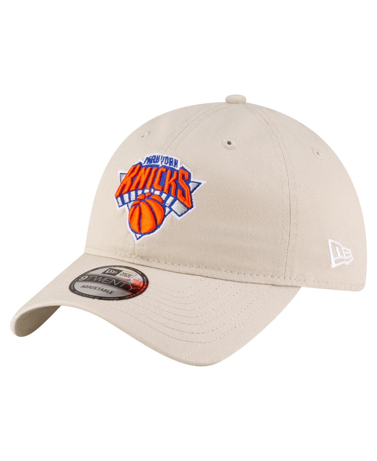 Men's Tan New York Knicks Basic 9TWENTY Adjustable Hat - Tan