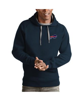 Men's Navy Buffalo Bills Logo Victory Pullover Hoodie