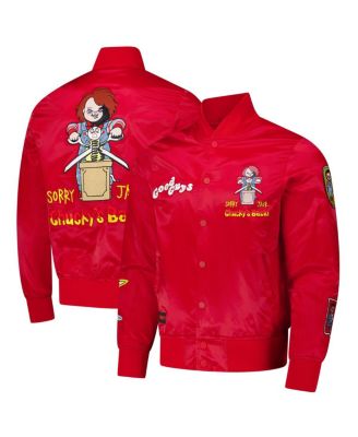 Freeze Max - Men's Red Chucky Sorry Jack Satin Full-Zip Jacket