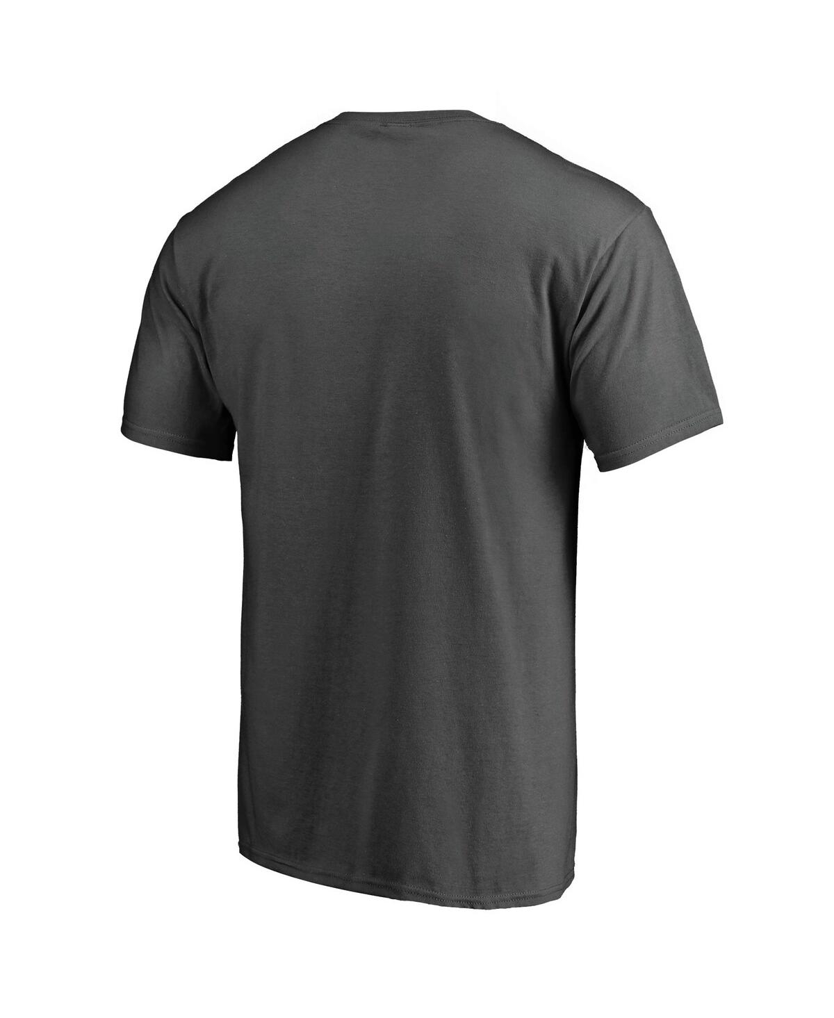 Fanatics Mto Label Men's Charcoal Milwaukee Brewers Iconic Primary Pill T-shirt In Gray