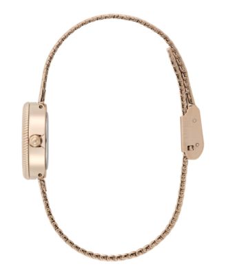 Women's Finery Rose Gold Tone Stainless Steel Mesh Bracelet Watch, 20mm