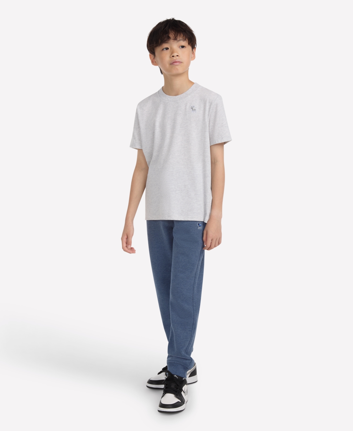 Abercrombie Boys Essential Fleece Jogger Pants In Blue