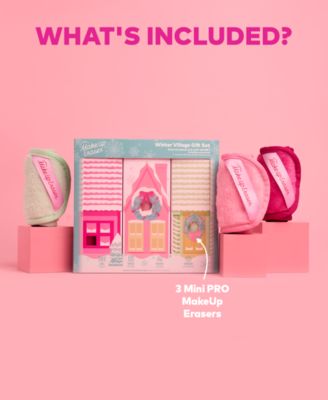 3-Pc. Winter Village Makeup-Removing Cloth Set