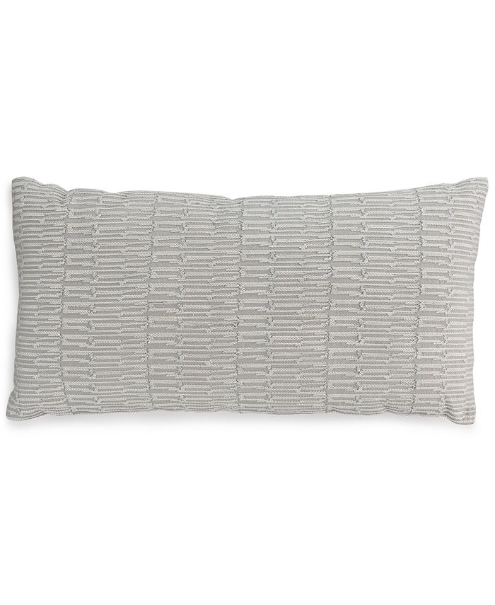 Hotel Collection CLOSEOUT! Linen Turquoise Embroidered 12" x 24