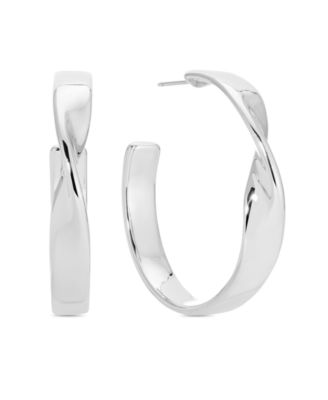 Heirloom Twist Medium Hoops Earrings