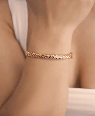 Twisted Stacking Slim Bangle