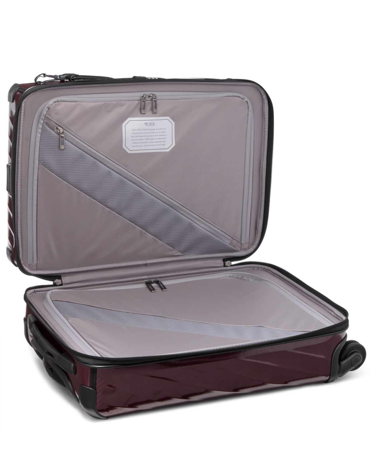 Tumi 21.75" Lite International Carry-on Spinner In Burgundy