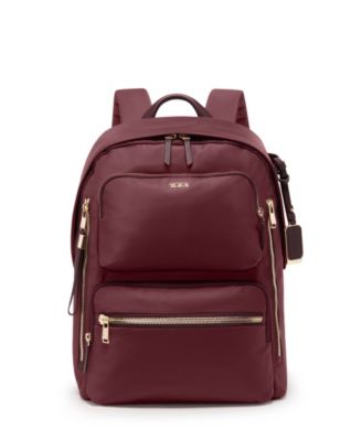 tumi backpack two pockets on front on side and straps | Voyageur quality craftsmanship and attention to detail in travel gear. TUMI Voyageur 16