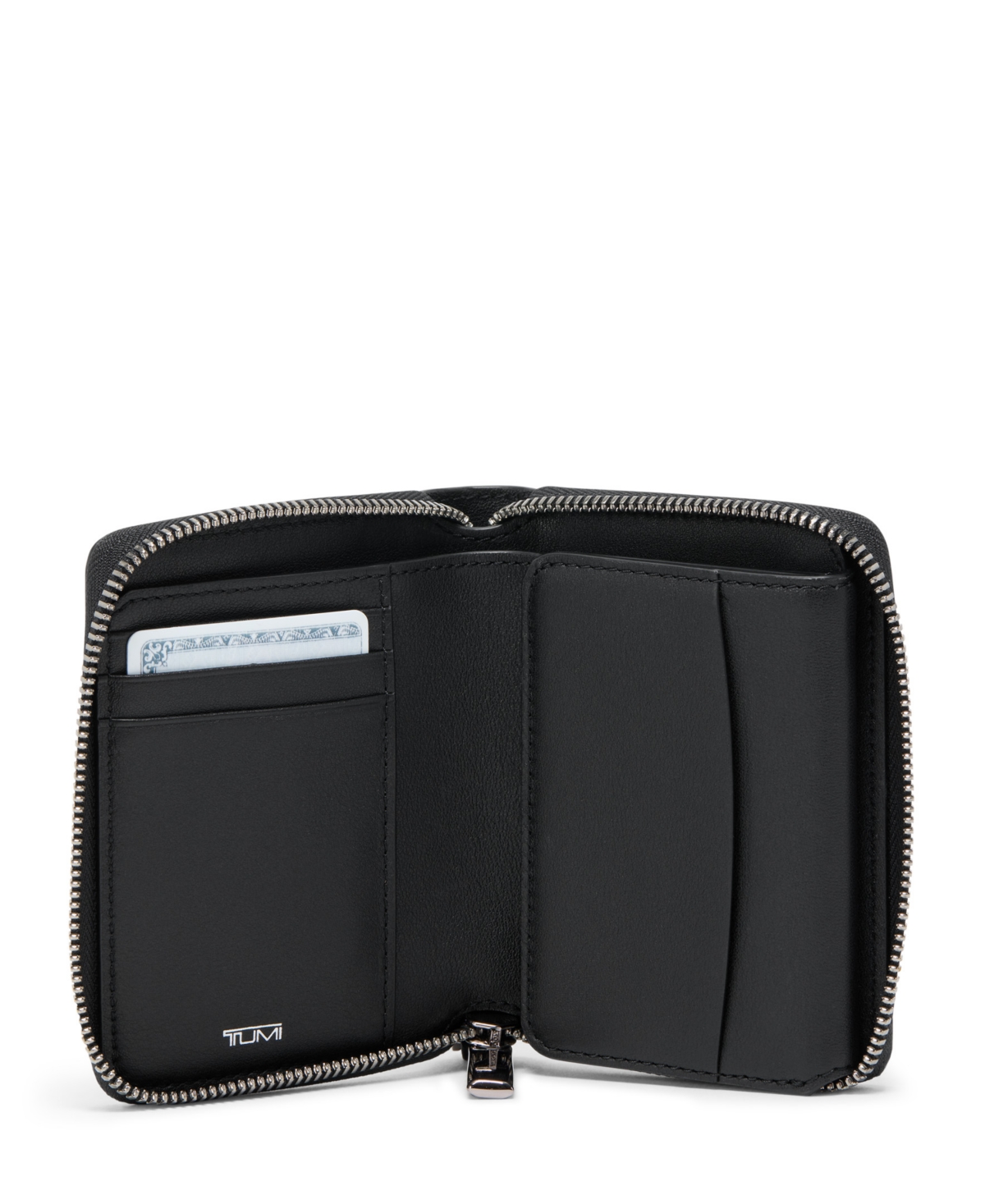 Tumi Belden 4.8" Slg Trifold Zip-around Wallet In Gray