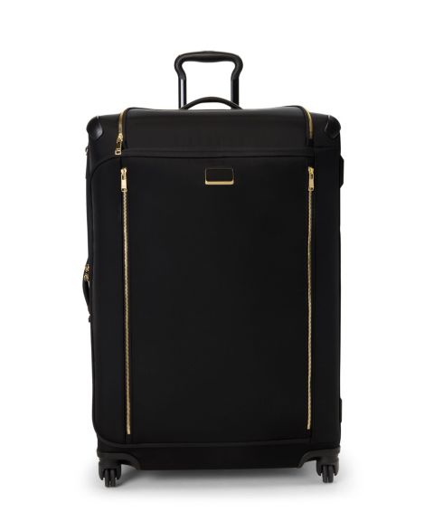 Раздвижной чемодан для багажа Tumi Voyageur Leger Extended Trip, цвет: Чёрный / Золотой