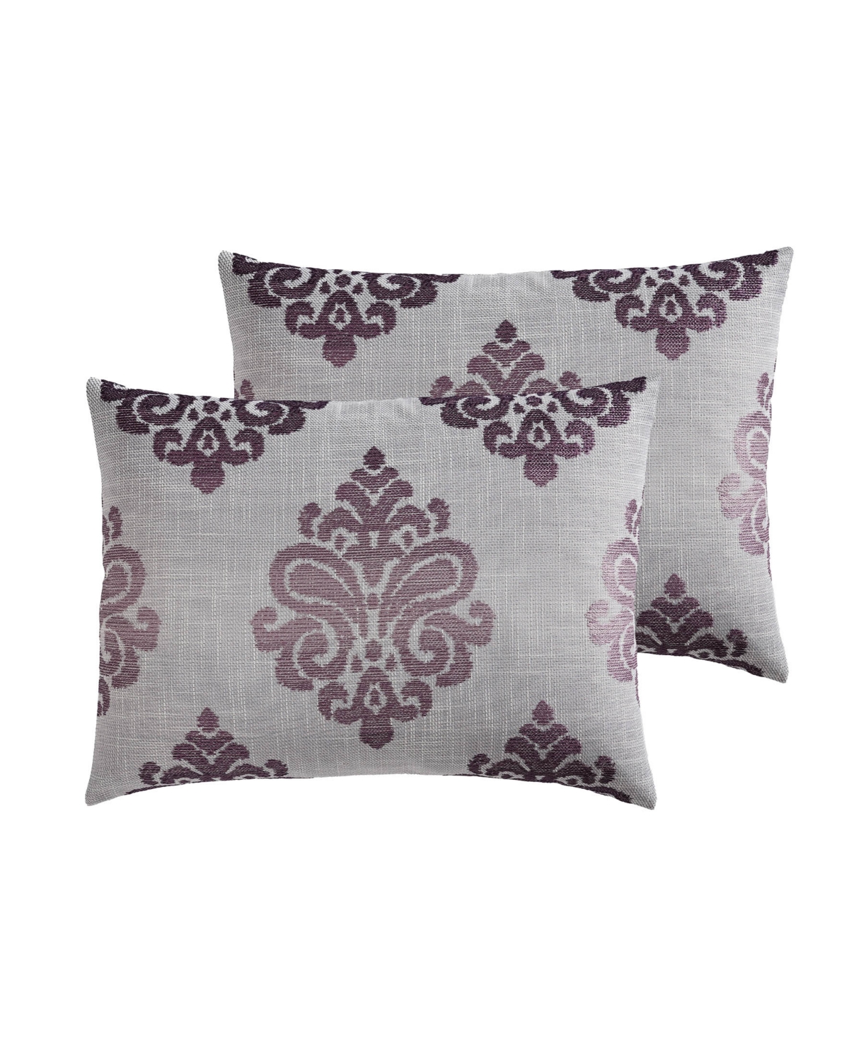 Hallmart Collectibles Morado Damask 9-pc. Comforter Set, King In Purple