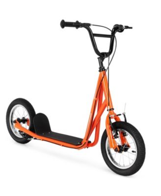 12-Inch Tire Kick Scooter for Kids and Teens with Handbrakes