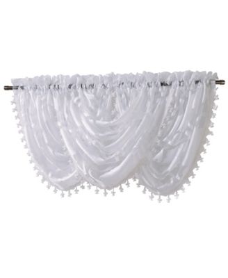 Organza Sheer Milawi Complete 5 Piece Window Curtain Set