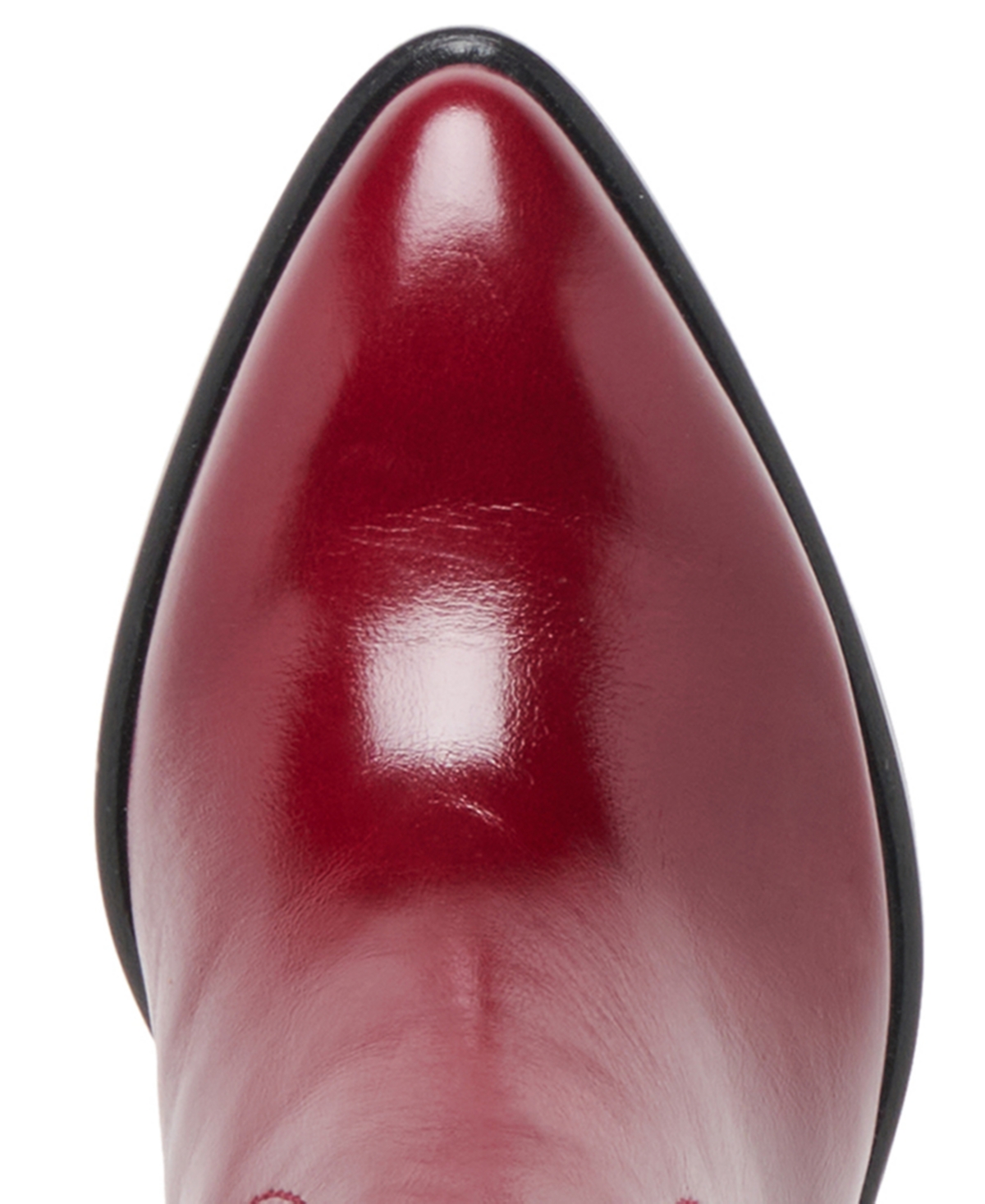 Dolce Vita Mirla Wide Calf Boots Oxblood Leather In Red