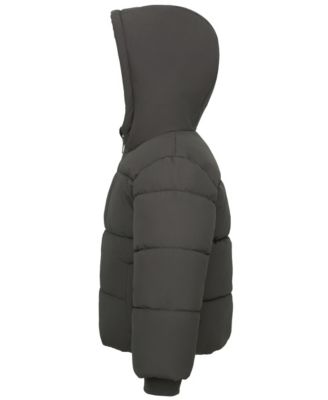 Toddler Boys Fleece Lined Cloud Hooded Jacket