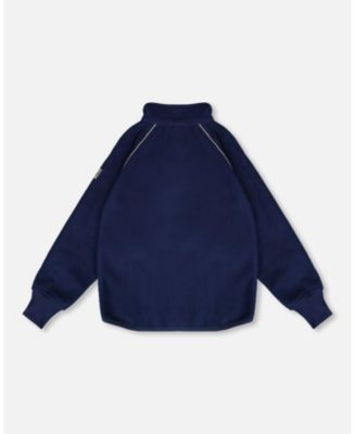 Kids Unisex Mid-Layer Teknik Jacket Navy Blue - Toddler|Child