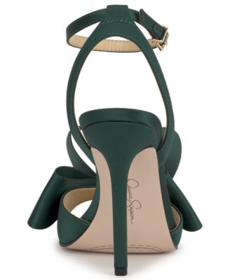 Women's Olivine Bow High-Heel Stiletto Dress Sandals