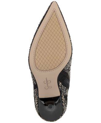 Women's Lovienn Rhinestone Stiletto Knee-High Wide-Calf Dress Boots