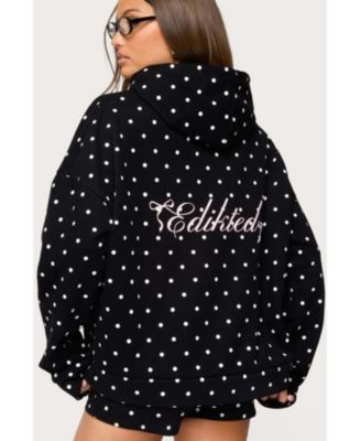 Women's Chelsie Polka Dot Hoodie