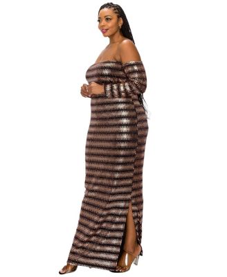 Women's Plus Size Temptations Sequin Dress