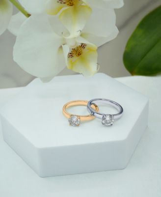 GSI Certified Diamond Solitaire Engagement Ring (1 ct. t.w.) in 14k White or  Yellow Gold