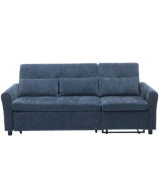 Streamdale 2-in-1 Sofa Bed 82" Three-Seater Reversible Recliner - Beige