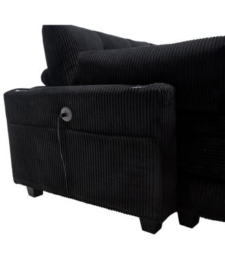 Sleeper Sofa Couch Bed Oversized Chaise Lounge Chair Cozy Cloud Couch