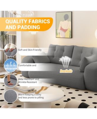 Foldable Upholstered Human Dog Sleeper Sofa