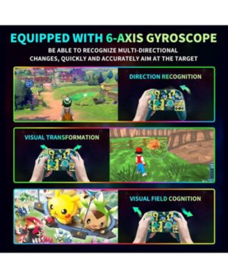 Wireless Switch 2 Controller for Nintendo Switch/Lite/OLED, Mouse Touch Back Buttons, Turbo, 6-Axis Gyro, Programmable, Wake Function