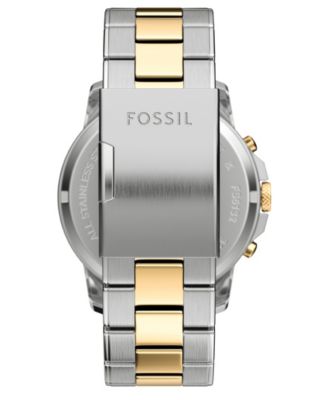 Men's Grant Chronograph Two-Tone Stainless Steel Watch, 44mm