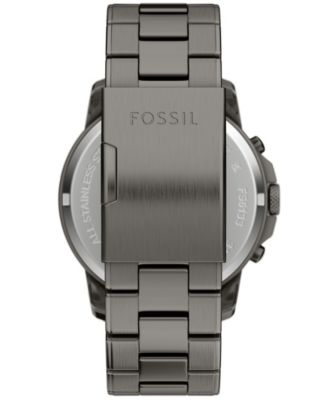 Men's Grant Chronograph Gunmetal Stainless Steel Watch, 44mm