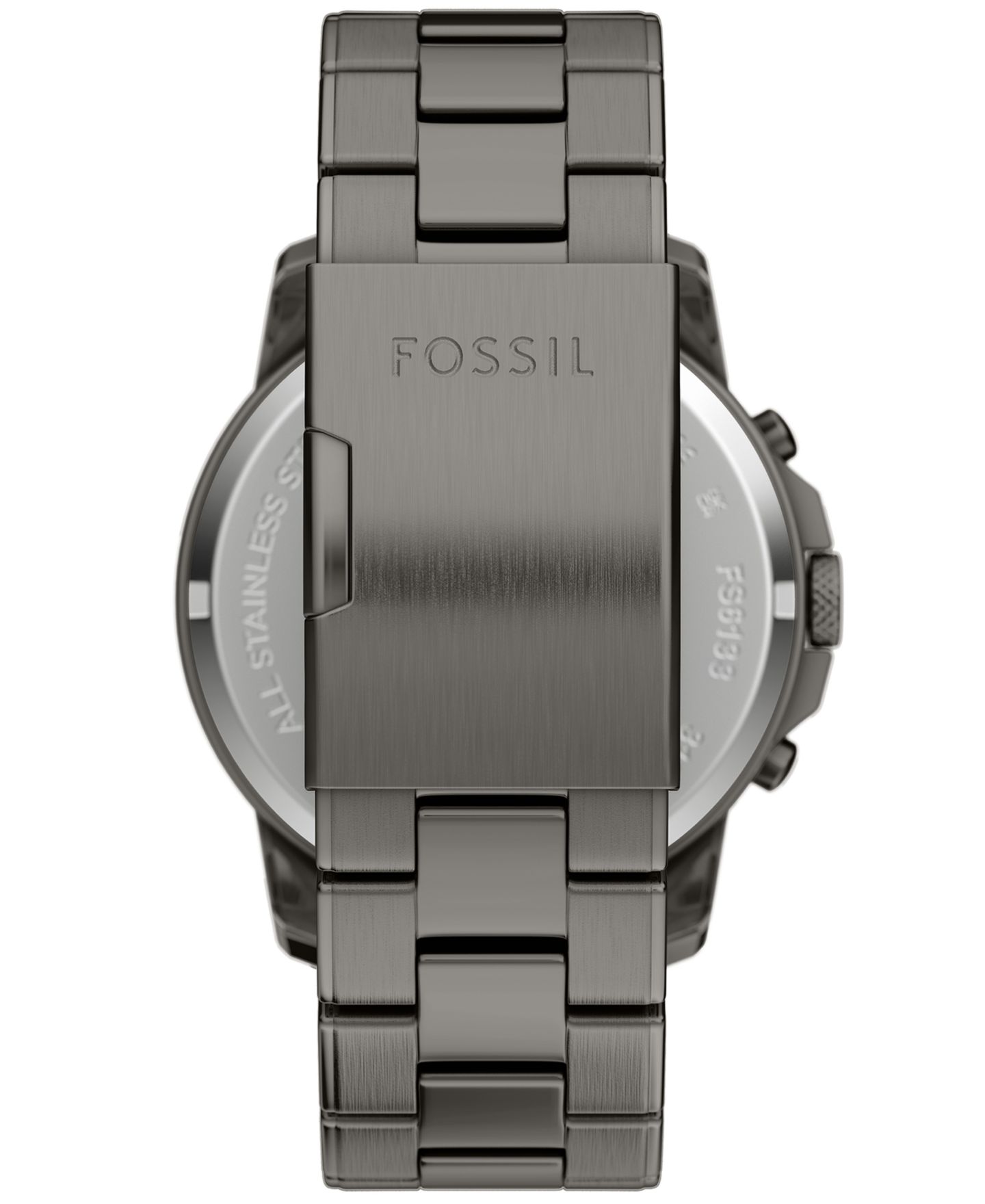 Мужские часы Fossil Grant Chronograph Gunmetal Stainless Steel Watch, 44mm — фото 3