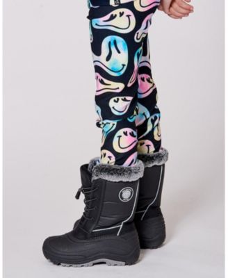 Kids Unisex Winter Boots Black with Removable Liner - Toddler|Child