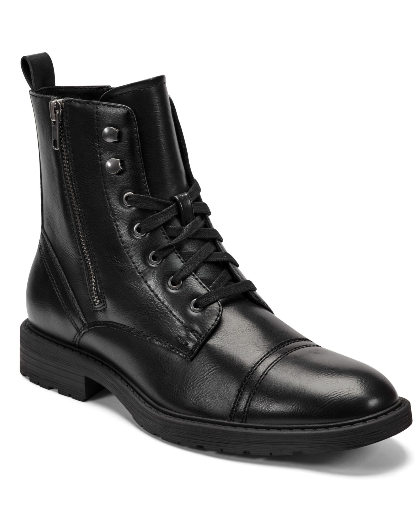 Мужские ботинки Kenneth Cole Reaction Captain Combat, цвет: Чёрный — фото 1