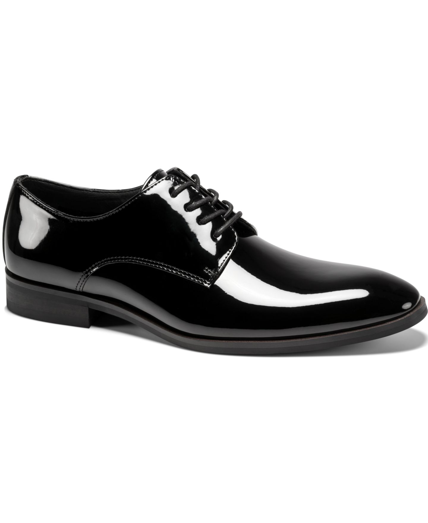Обувь Kenneth Cole Reaction Men's Hogart Derby, цвет: Чёрный лаковый — фото 1