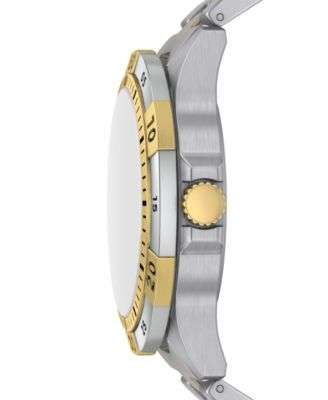 Men's Garrett Multifunction Two-Tone Stainless Steel Watch, 44mm