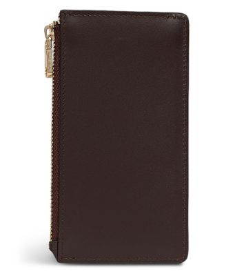 Sloane Mews Faux Croc Mini Zip Top Coin Wallet