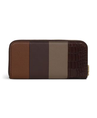 York Mews Patchwork Small Zip Around Wallet