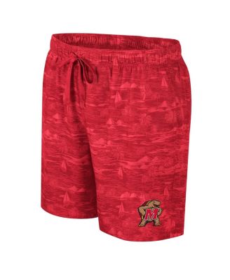 Men's Red Maryland Terrapins Ozark Swim Shorts