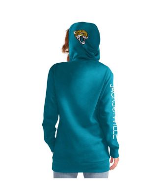 Women's Teal Jacksonville Jaguars Extra Inning Pullover Hoodie
