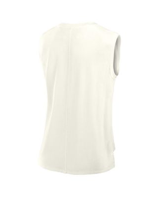 Women's Cream Buffalo Bills Studio Embrace Tank Top