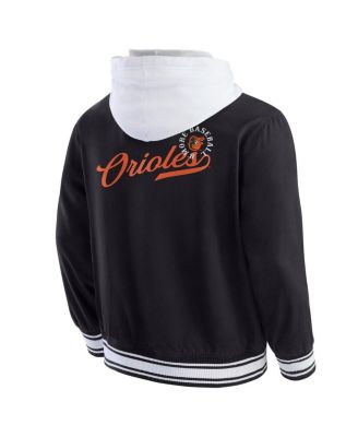 Men's&nbsp;Black Baltimore Orioles Full-Snap Hooded Jacket