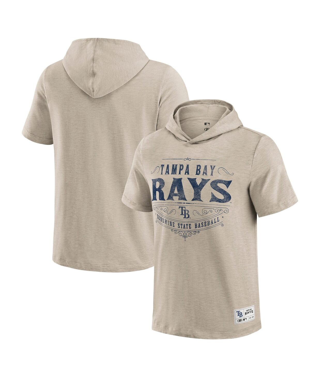 Men's Tan Tampa Bay Rays Hooded T-Shirt - Tan