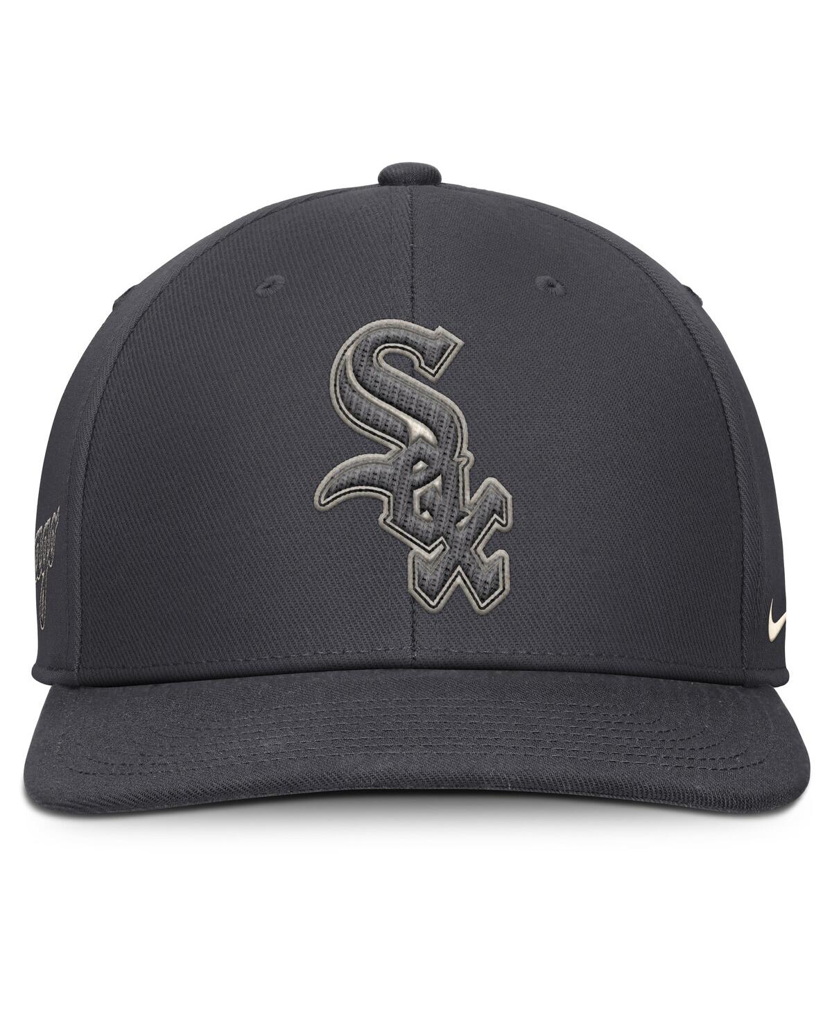 Nike Men's Anthracite Chicago White Sox Statement Pro Snapback Hat In Gray