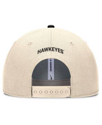 Men's Natural Iowa Hawkeyes Rise Primetime Performance Trucker Adjustable Hat