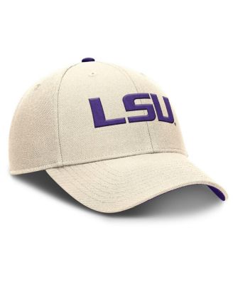 Men's Natural LSU Tigers Rise Primetime Performance Trucker Adjustable Hat