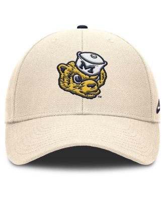 Men's Natural Michigan Wolverines Rise Legacy Adjustable Hat
