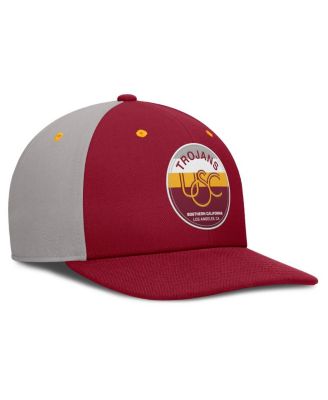 Men's Cardinal/Gray USC Trojans Prep Pro Performance Snapback Hat