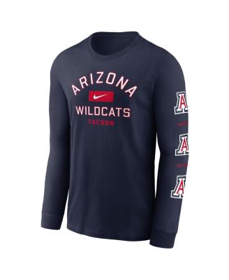Men's Navy Arizona Wildcats Classic Location Long Sleeve T-Shirt
